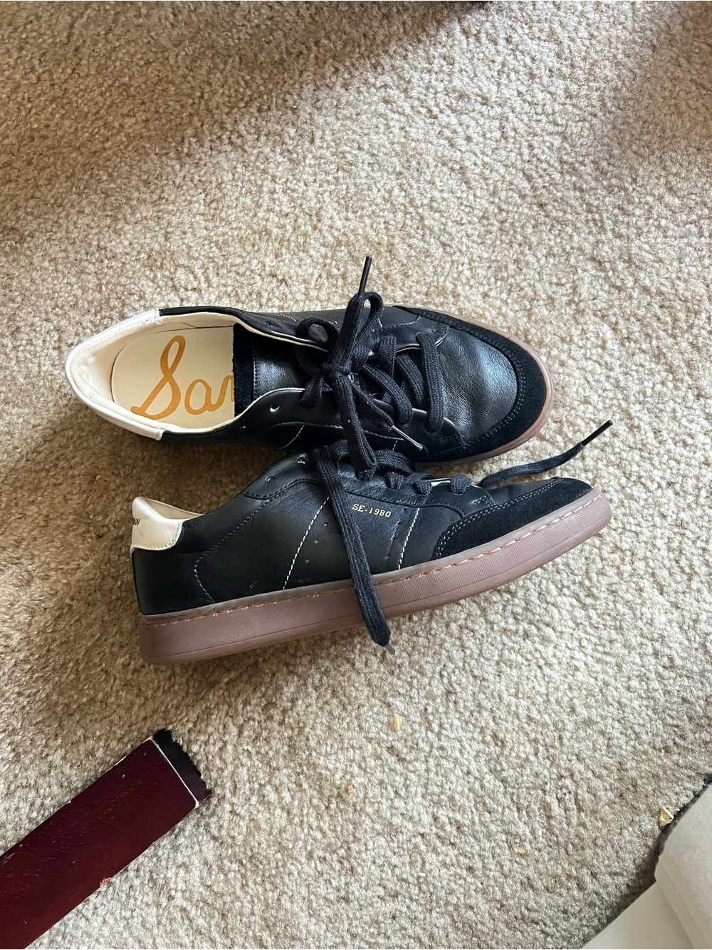 Sam Edelman Josi Black Sneakers